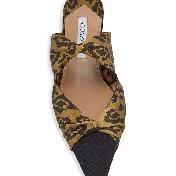 Aquazzura Women's Twist Flat Mules - Picture 3 of 5